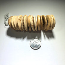 Load image into Gallery viewer, Coconut Shell, African Trade Bead, Coin
