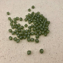 Load image into Gallery viewer, Green Saturn-Shape Bead, Czech 5MM
