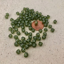 Load image into Gallery viewer, Green Saturn-Shape Bead, Czech 5MM
