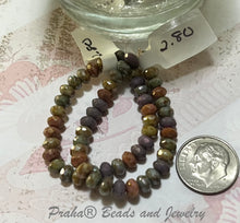 Load image into Gallery viewer, Czech Glass Rondelle Bead Mix, 3 MM x 5 MM
