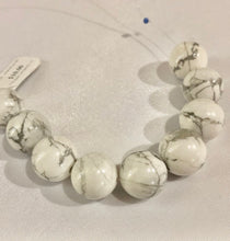 Load image into Gallery viewer, Large Round 12mm Howlite Beads

