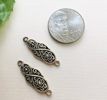Load image into Gallery viewer, Long Sterling Silver Filigree Component, 26 MM
