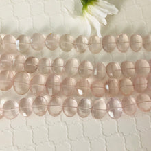 Load image into Gallery viewer, Rose Quartz Ovals, 8&quot; Strand, 13 MM x 11 MM
