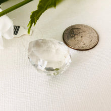 Load image into Gallery viewer, Crystal Quartz Top-Drilled Briollet, 30 MM
