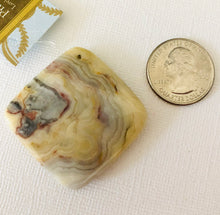 Load image into Gallery viewer, Huge Crazy Lace Agate Marquis Pendant, 47 MM
