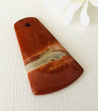 Load image into Gallery viewer, Natural Red Jasper Pendant, 46 MM
