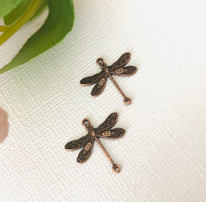 Copper Plated Dragonfly Component