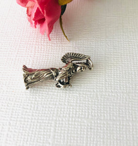 American Indian Sterling Silver 3-D Winged Angel Charm