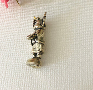 American Indian Sterling Silver 3-D Winged Medicine Man Charm