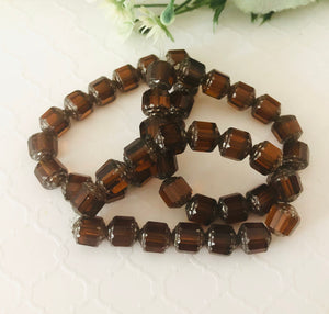 Czech Glass Antique Cathedral Beads, 10 MM