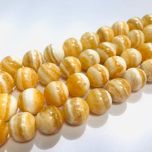 Load image into Gallery viewer, Yellow Lace Agate Rounds, 12 MM
