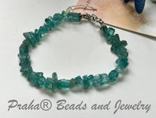 Load image into Gallery viewer, Apatite Chip Bracelet in Sterling Silver SPECIAL PRICE
