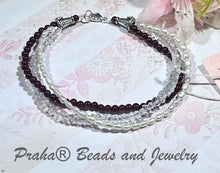 Load image into Gallery viewer, 3-Strand Freshwater Pearl and Gemstone Bracelet in Sterling Silver
