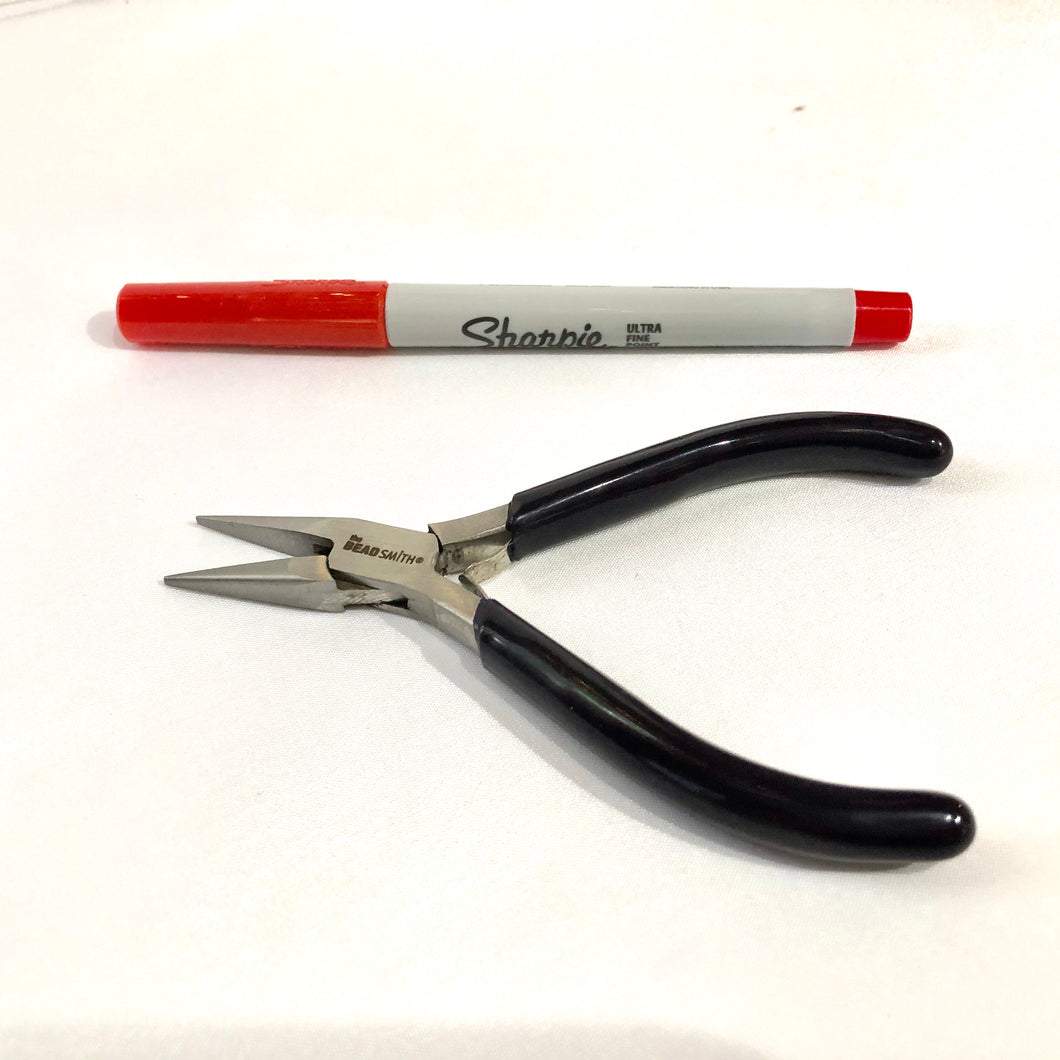 Beadsmith Chain Nose Plier with Spring