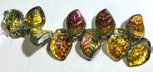 Load image into Gallery viewer, Czech Glass Leaf Beads, 12 x 8MM
