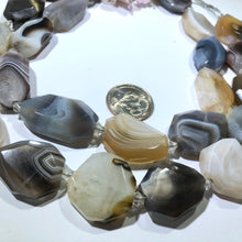 Load image into Gallery viewer, Natural Botswana Agate, 25 MM x 20 MM

