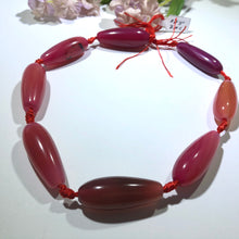 Load image into Gallery viewer, Huge Fuchsia Agate Teardrop Stones, 12 MM - 28 MM
