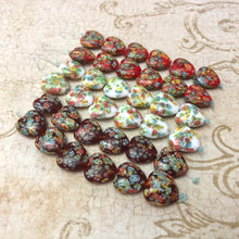 Load image into Gallery viewer, Japanese Candy Red Glass Heart Beads

