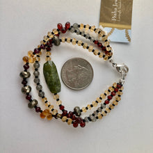 Load image into Gallery viewer, Three Strand Multi Gemstone Bracelet SPECIAL PRICE!
