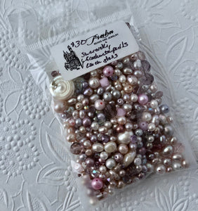 Pink and White Freshwater Pearl Mix