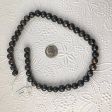 Load image into Gallery viewer, Dark Gray Round Freshwater Pearls, 8 MM

