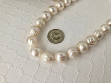Load image into Gallery viewer, White-Ringed Round Freshwater Pearls, 12MM
