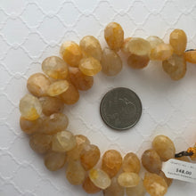 Load image into Gallery viewer, Large Yellow Quartz Briollets, 15 MM
