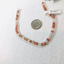 Load image into Gallery viewer, Round Apricot and White AB Glass Beads, Chinese 4MM
