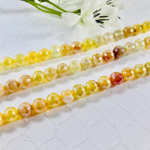 Load image into Gallery viewer, Yellow Agate Round, Faceted Stones, 8 MM
