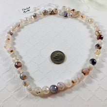 Load image into Gallery viewer, Milky White Agate Round, Faceted Stones, 8 MM

