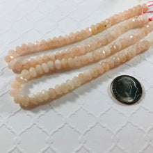 Load image into Gallery viewer, Pink Morganite Rondells, 6 MM
