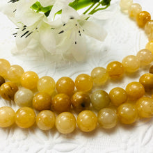 Load image into Gallery viewer, Yellow Jade Rounds, 10MM
