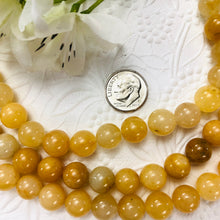 Load image into Gallery viewer, Yellow Jade Rounds, 10MM

