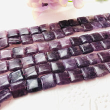 Load image into Gallery viewer, Dark Pink Lepidolite Square, 10 MM
