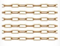 Gold Filled Drawn Flat Cable Chain, Chain, 5.4MM