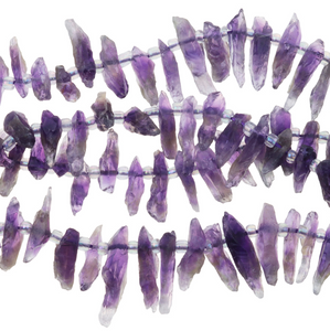 Amethyst Rough Top-Drilled Chips, 10 MM - 20 MM