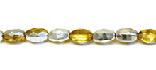 Load image into Gallery viewer, Czech Glass Oblong Mirror Beads, 9 x 6 MM
