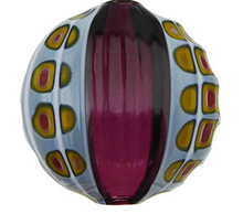 Load image into Gallery viewer, Blown and Sculpted Murano Glass Disc Bead, 40MM

