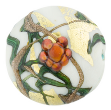 Load image into Gallery viewer, Murano Glass Lampwork Peony Disc, 23MM
