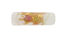 Load image into Gallery viewer, Murano Wedding Cake White and Pink Tube, 25MM
