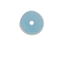 Load image into Gallery viewer, Millefiori Murano Blue Marguerite Tube Bead, 17MM
