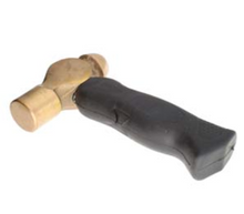 Load image into Gallery viewer, The Beadsmith Ergo Hammer, Brass with Flat and Domed Faces
