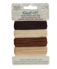 Knot-It Waxed Poly Cord - 4 Pack - Java Vibes