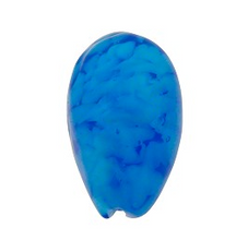 Load image into Gallery viewer, Murano Glass Aqua Clouds Nuvola Sommerso Heart, 19MM
