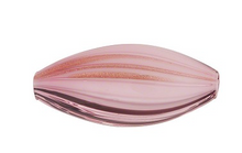 Load image into Gallery viewer, Pink, Gold and Black Windows Blown Oval Murano Glass, 35MM
