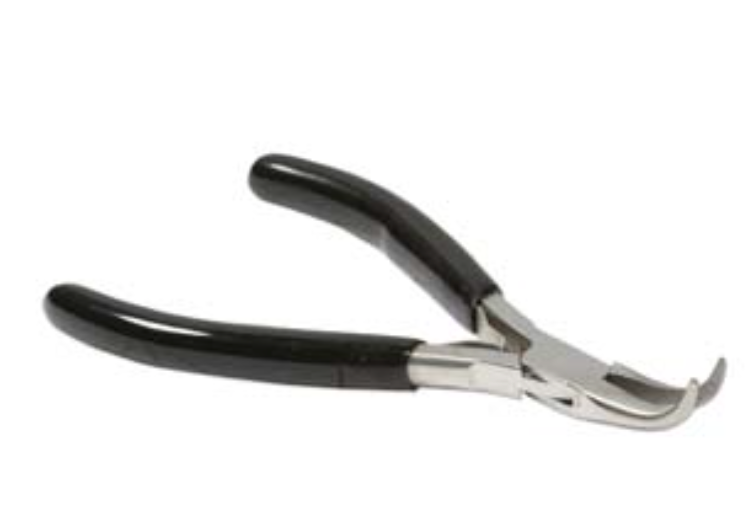 Bent Chain Nose Pliers with Spring, BeadSmith