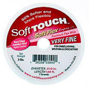 Soft Flex® Soft Touch Very Fine Beading Wire 100 Ft