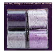 Load image into Gallery viewer, S-Lon Polyester Cord, Lilac, Multi Pack
