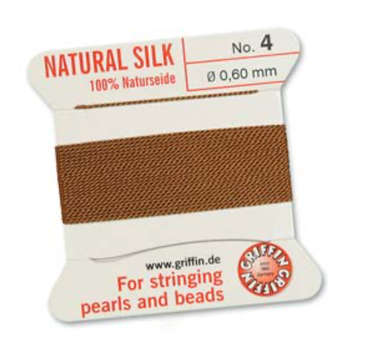 Griffin Silk Bead Cord - Size 4 Cornelian