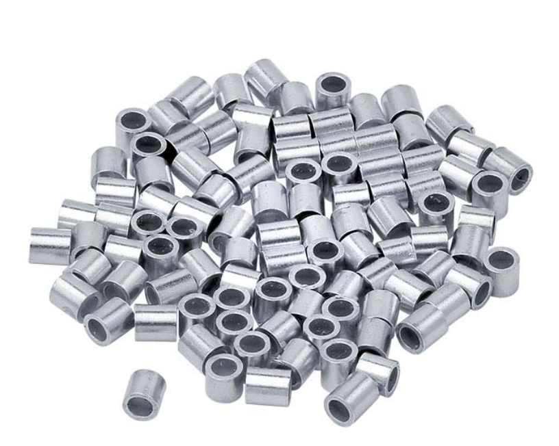 Sterling Silver 2.0 x 1.8 MM Crimp Bead